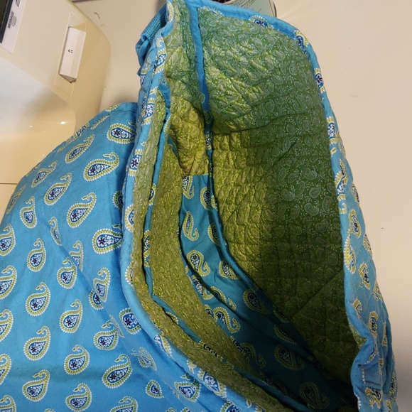 Vintage Vera Bradley Bermuda Blue messenger bag - Picture 3 of 5